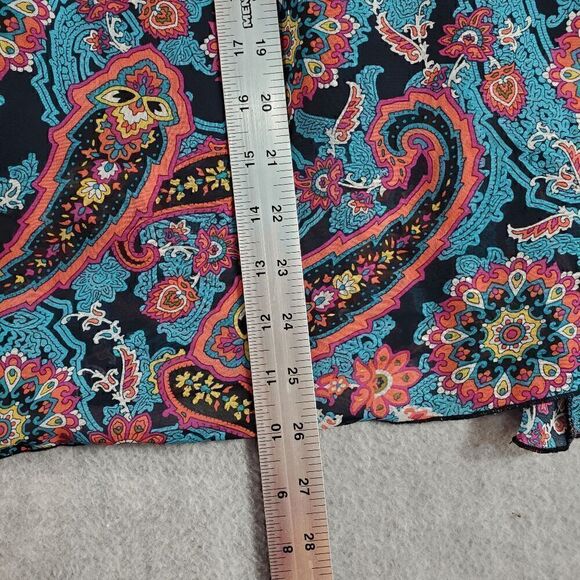 Lularoe Skirt Womens XS Multicolor Floral Flare Knee Length - Picture 5 of 7